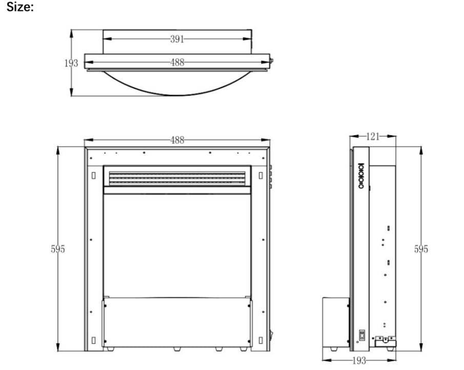 ELEKTRISCHE SFEERHAARD INBOUW16 (incl verw)