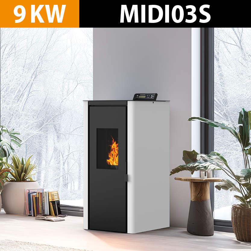 PELLET STOVE MIDIO3S 9KW