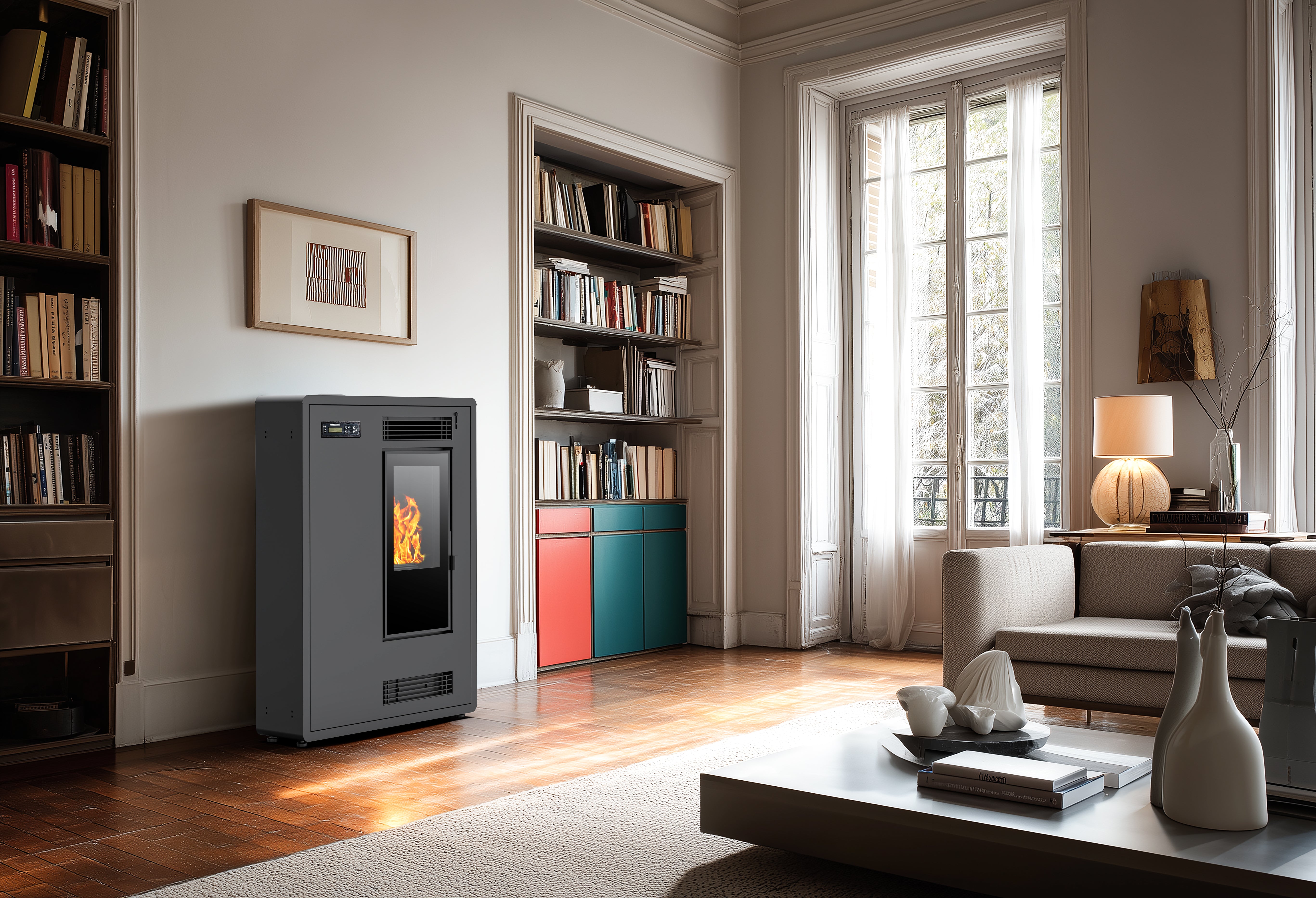 PELLET STOVE NB-P09Z 7.5KW