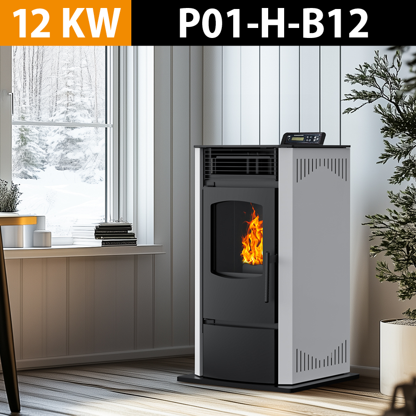 PELLET STOVE P01-HB12 12KW