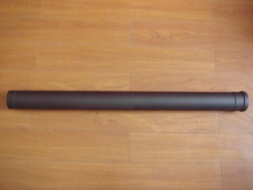 80mm ZWARTE PIJP 100CM