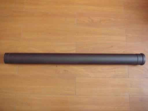 80mm ZWARTE PIJP 100CM