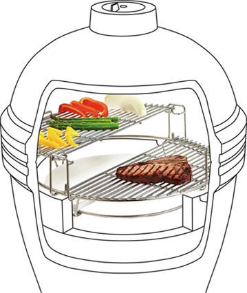 KAMADO 18inch (45.7cm) SET