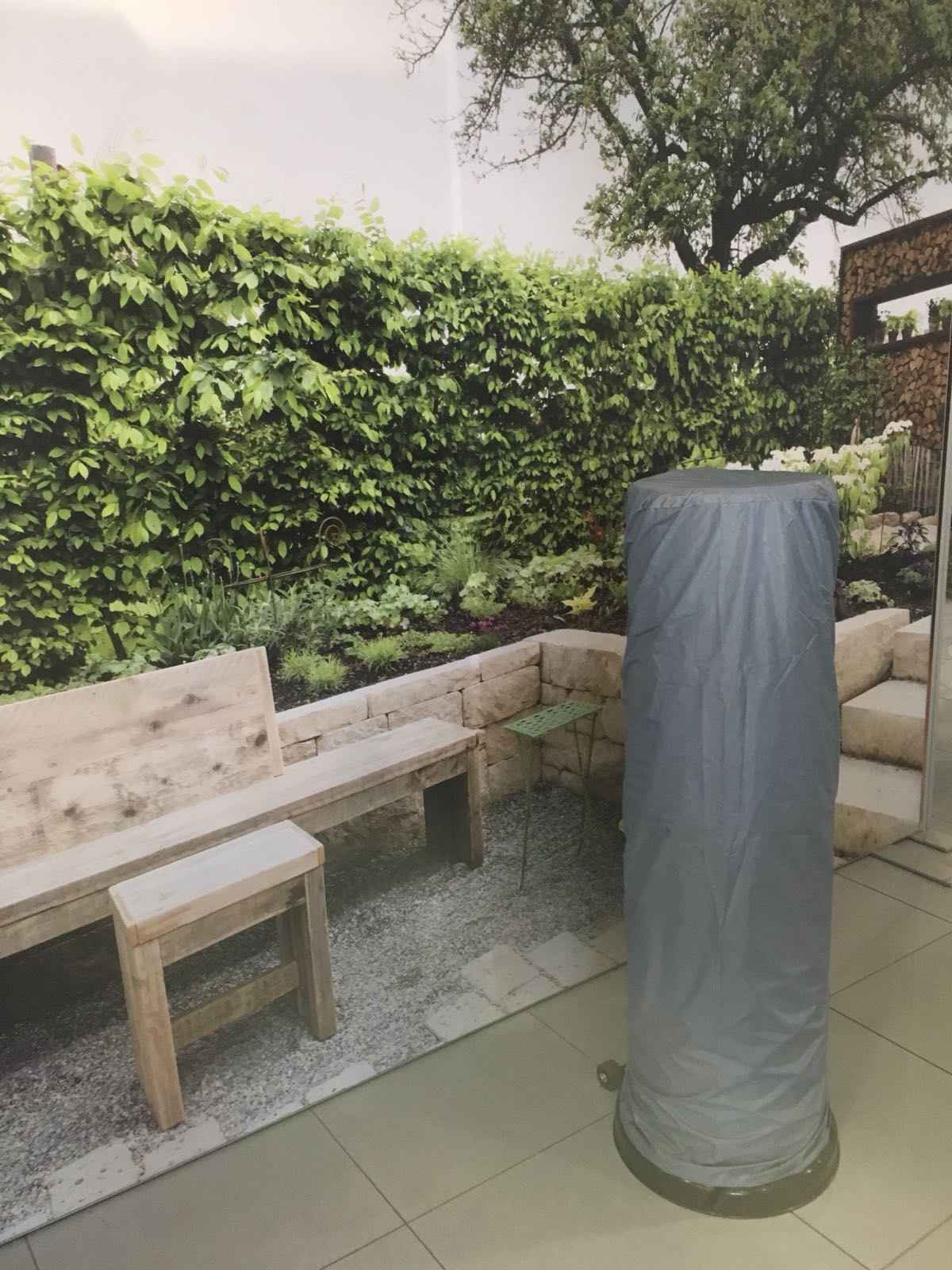 HOES / COVER LOUNGE HEATER 1.35m zwart