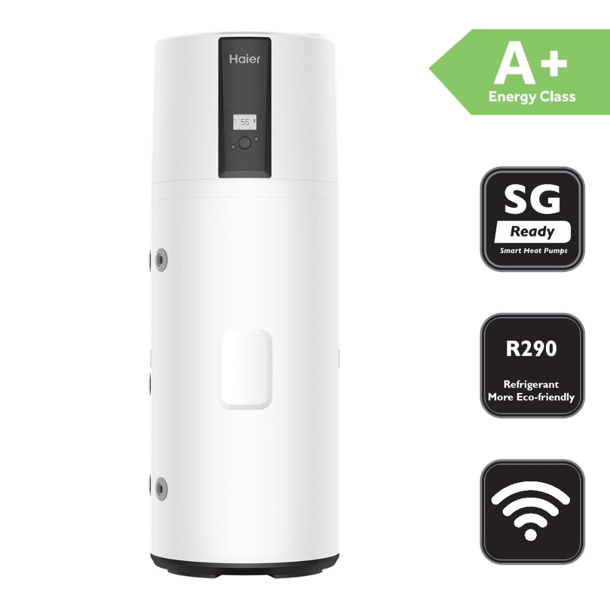 Haier Warmtepomp Boiler 250 liter A+ R290 (KA28674-€725)