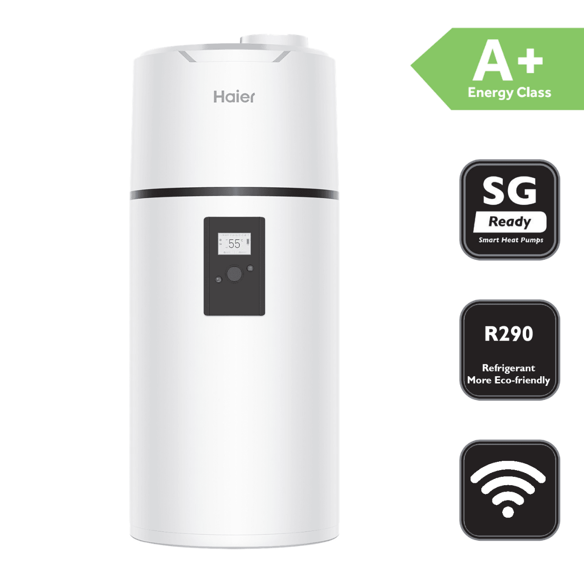 Haier warmtepomp Boiler 150 liter A+ R290 (KA28671-€725)