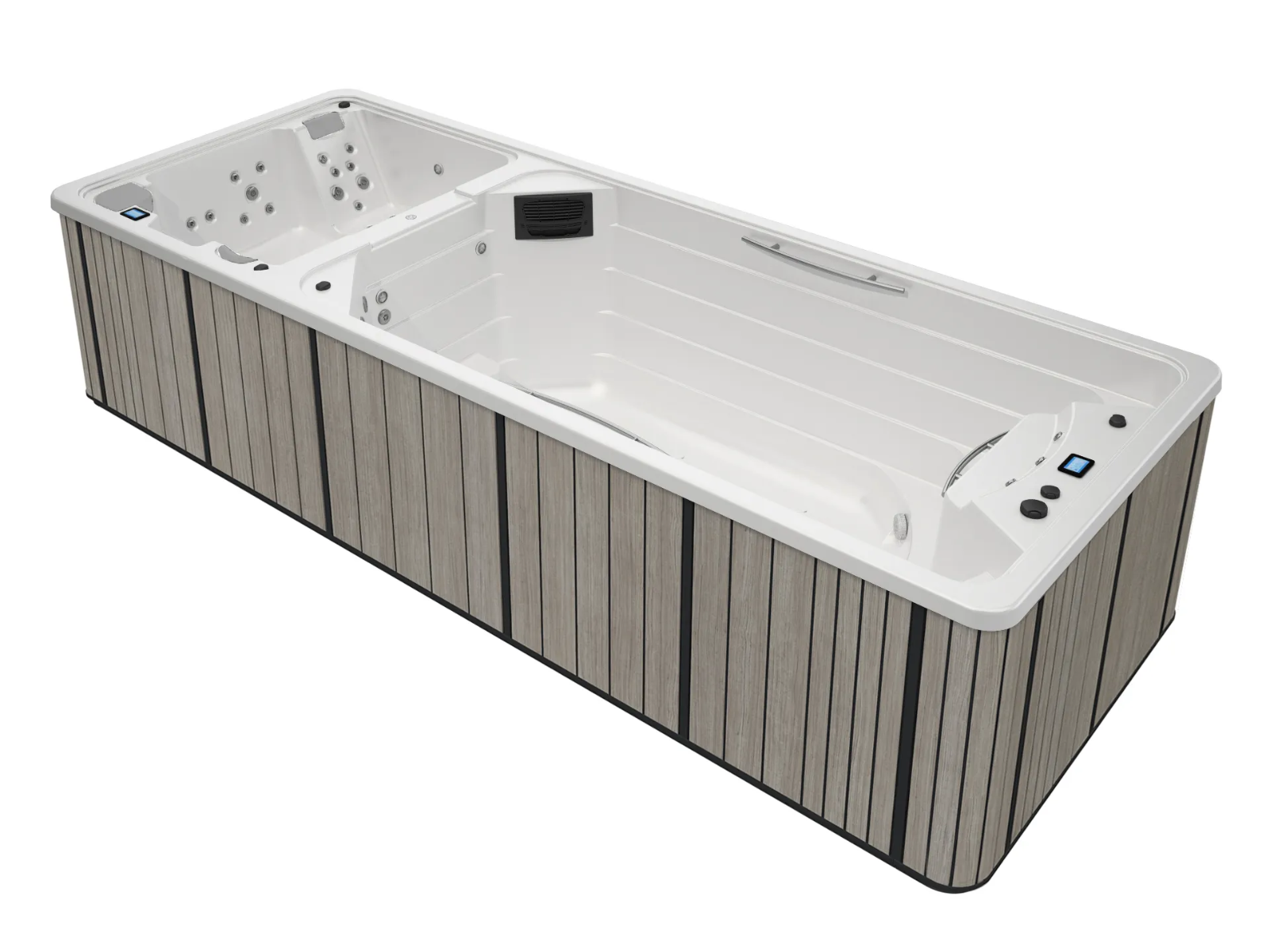 Zwemspa Duo spa-White-Swell Moca