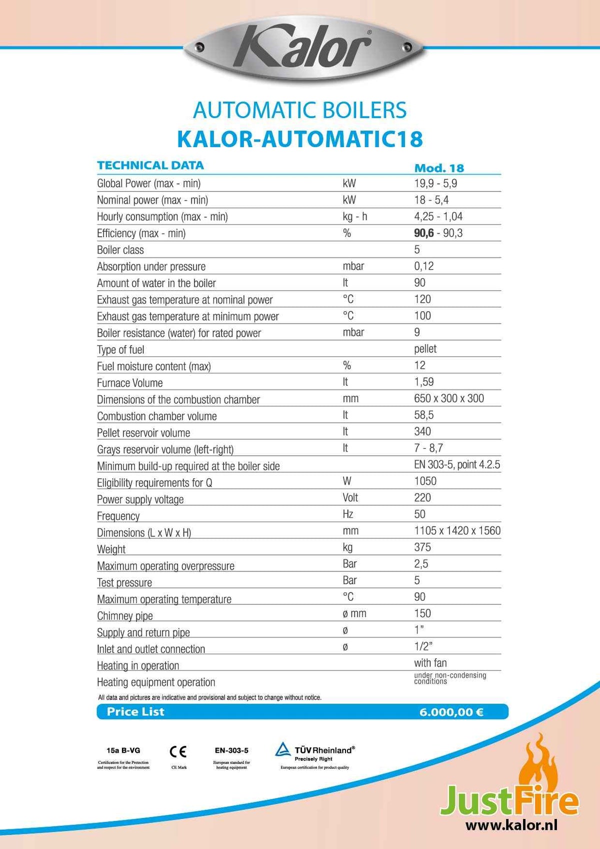 KALOR-AUTOMATIC18 (A+)