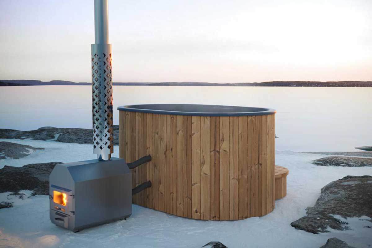 Bergen Wooden 2 Persoons Hot Tub