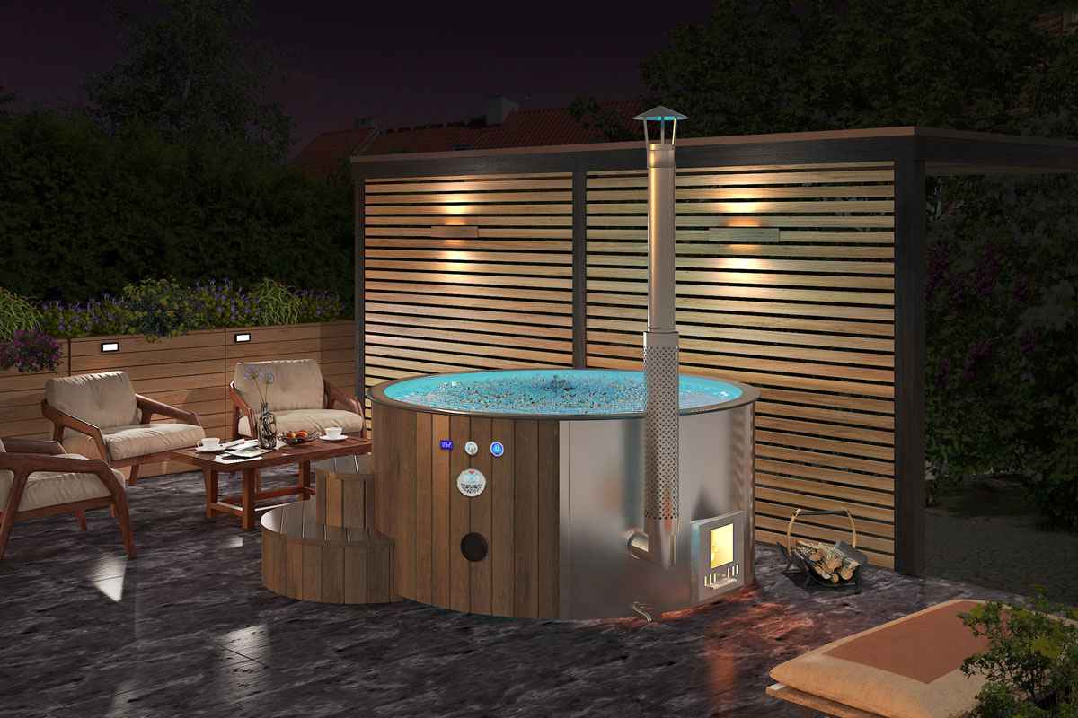 København Wooden Hot Tub voor 6 personen-WT