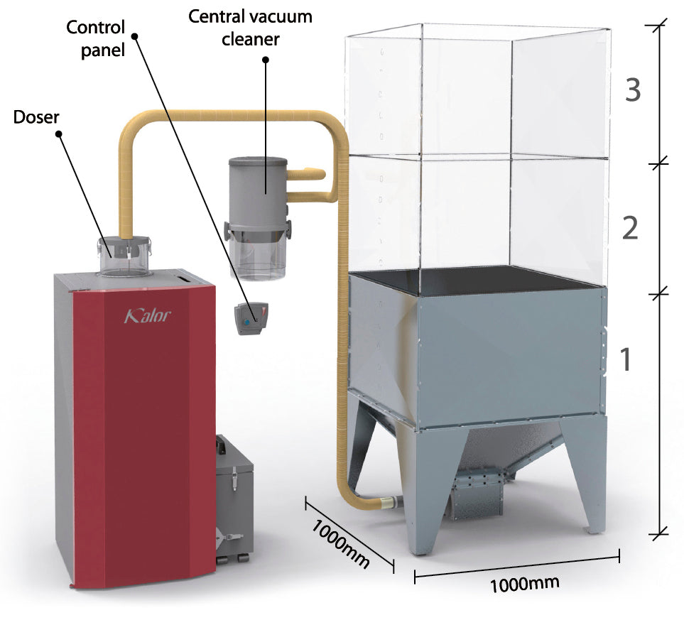 PELLET CONTAINER 790KG (mod.16(20/24/28/34)