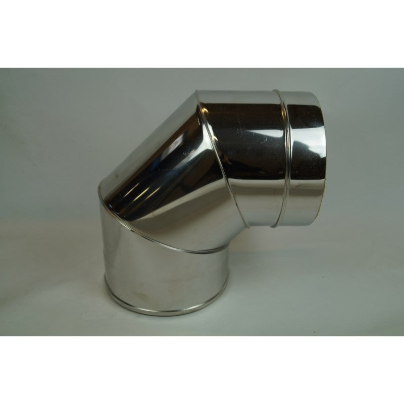 200mm Ø200-250RVS, 90GRADEN pijp