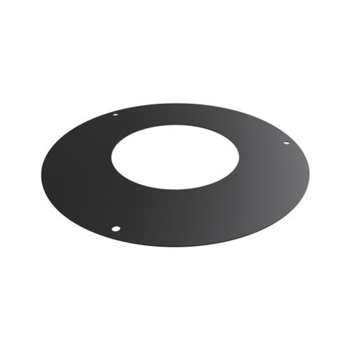 Rozet Ø 150 mm EW RVS zwart