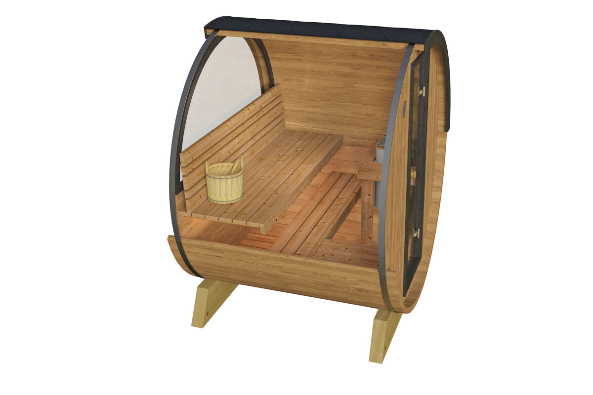 Malmö Barrel Sauna 2 Personen - 200cm