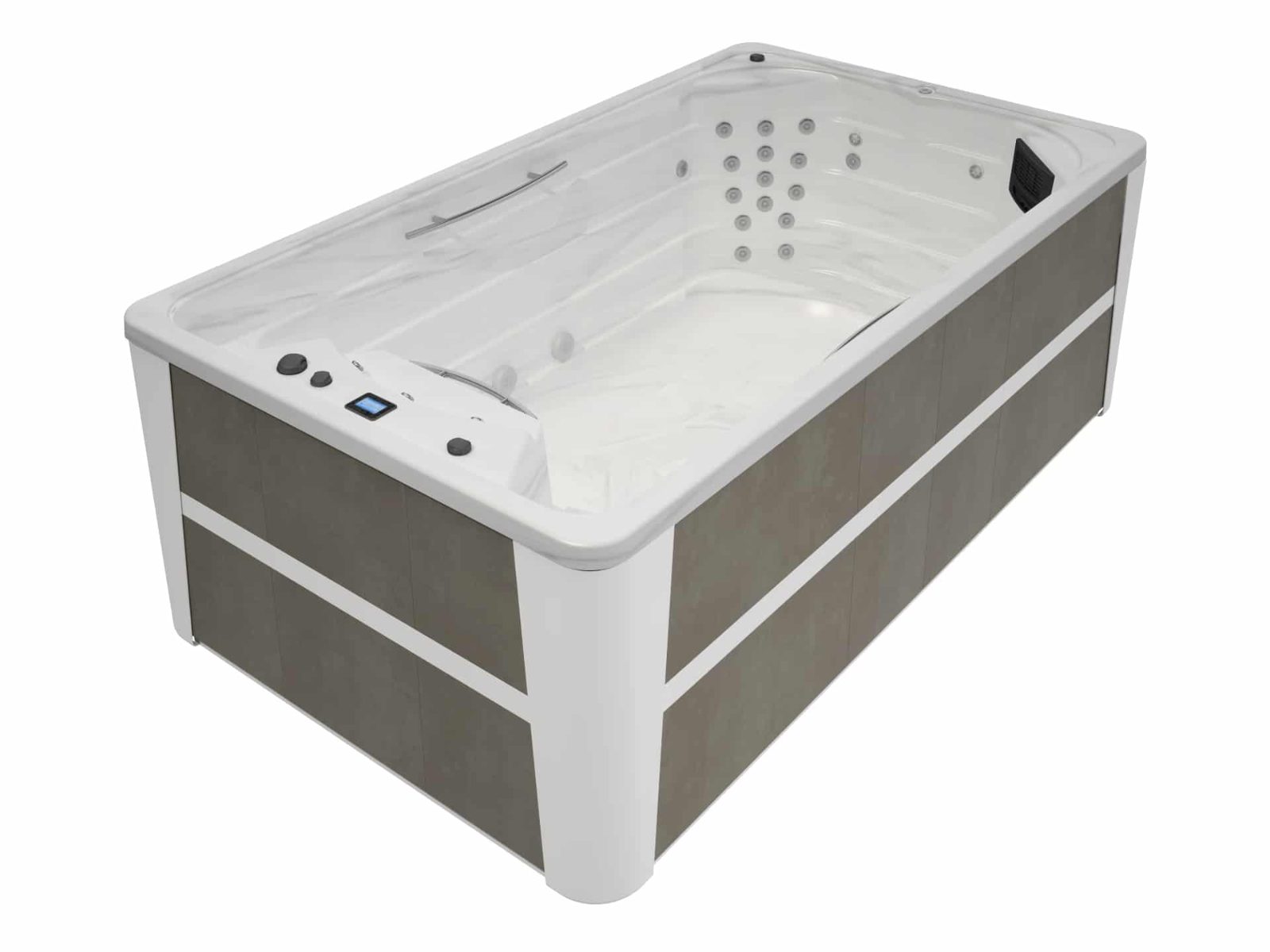 Zwemspa Compact pool-Sterling-Warm Grey