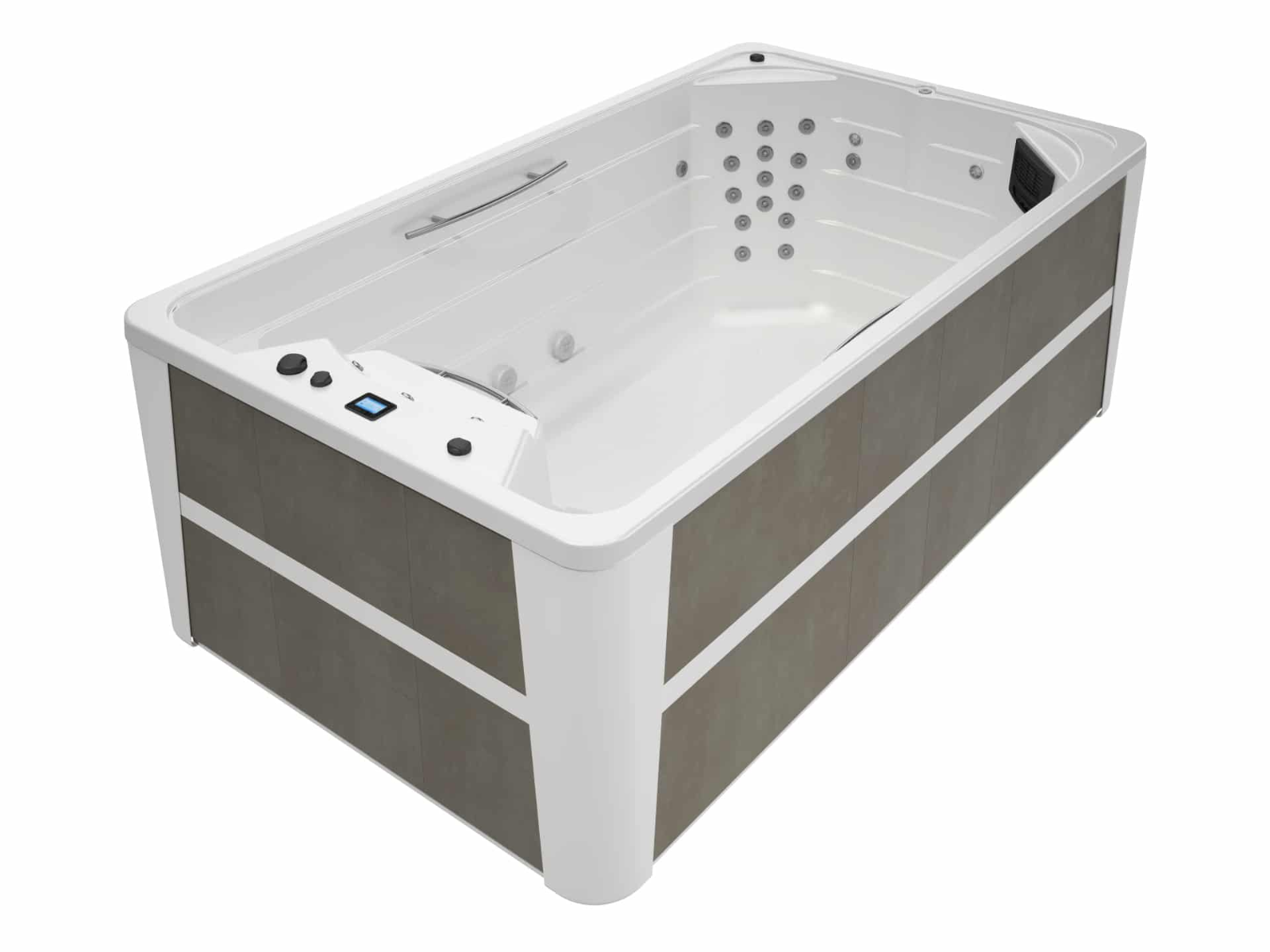 Zwemspa Compact pool-White-Warm Grey