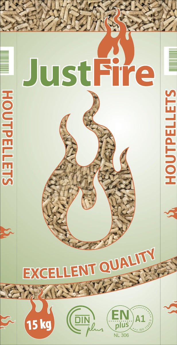 PELLETS JUSTFIRE 990kg (Thuis geleverd)