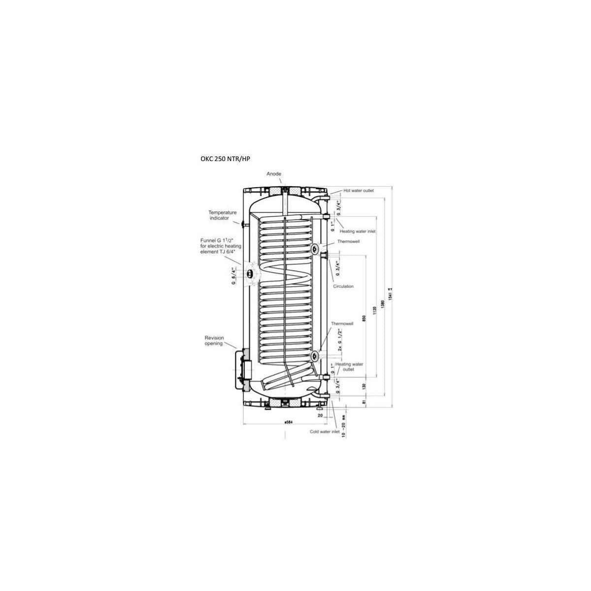BUFFERTANK OKC250NTR / HP
