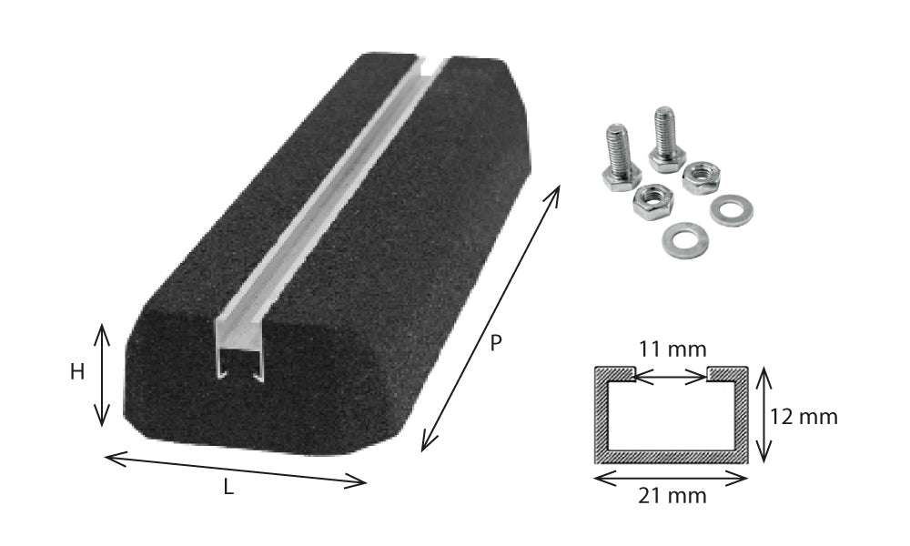 BIGFOOT Montagebalk 60cm