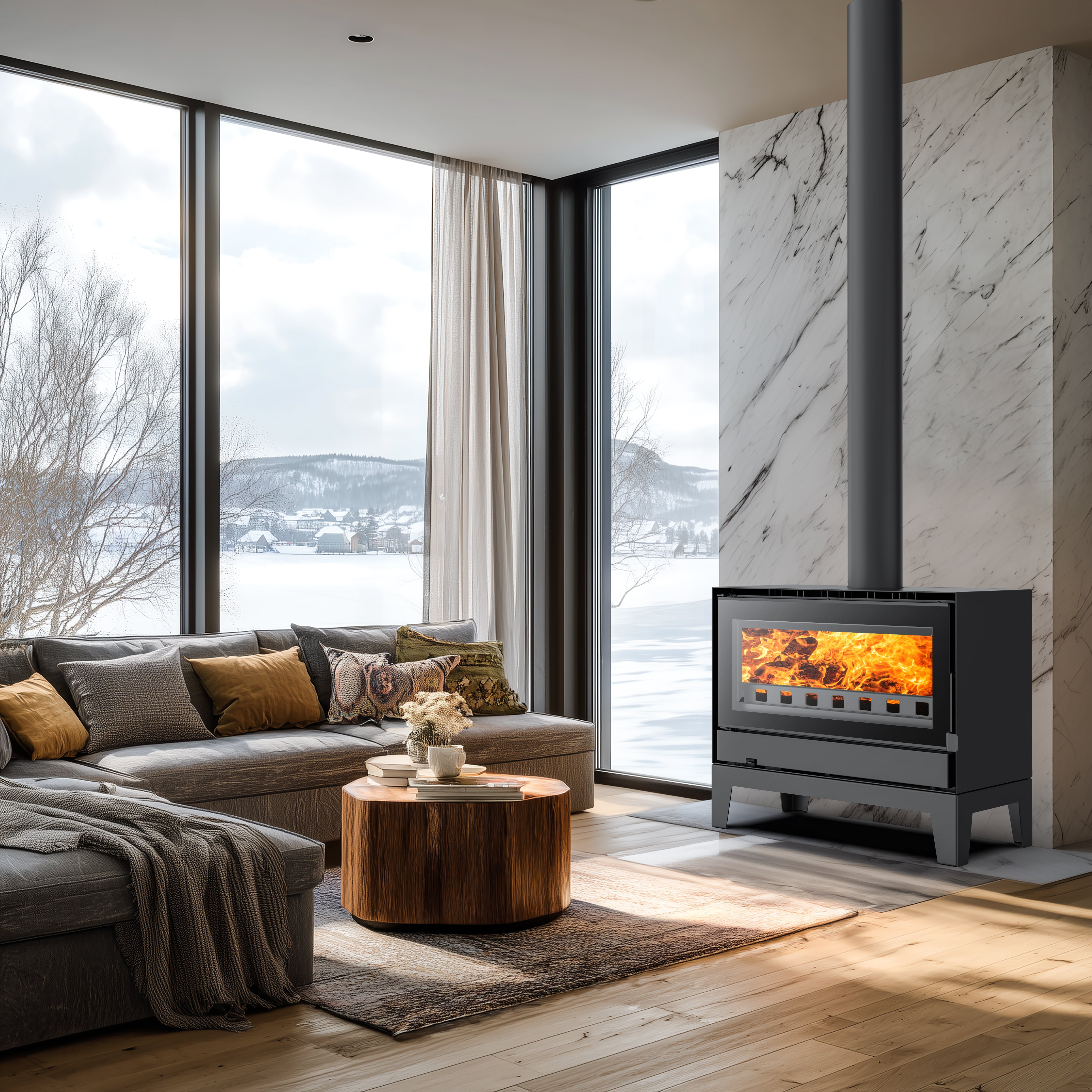 WOOD STOVE DB-70A 9.3KW