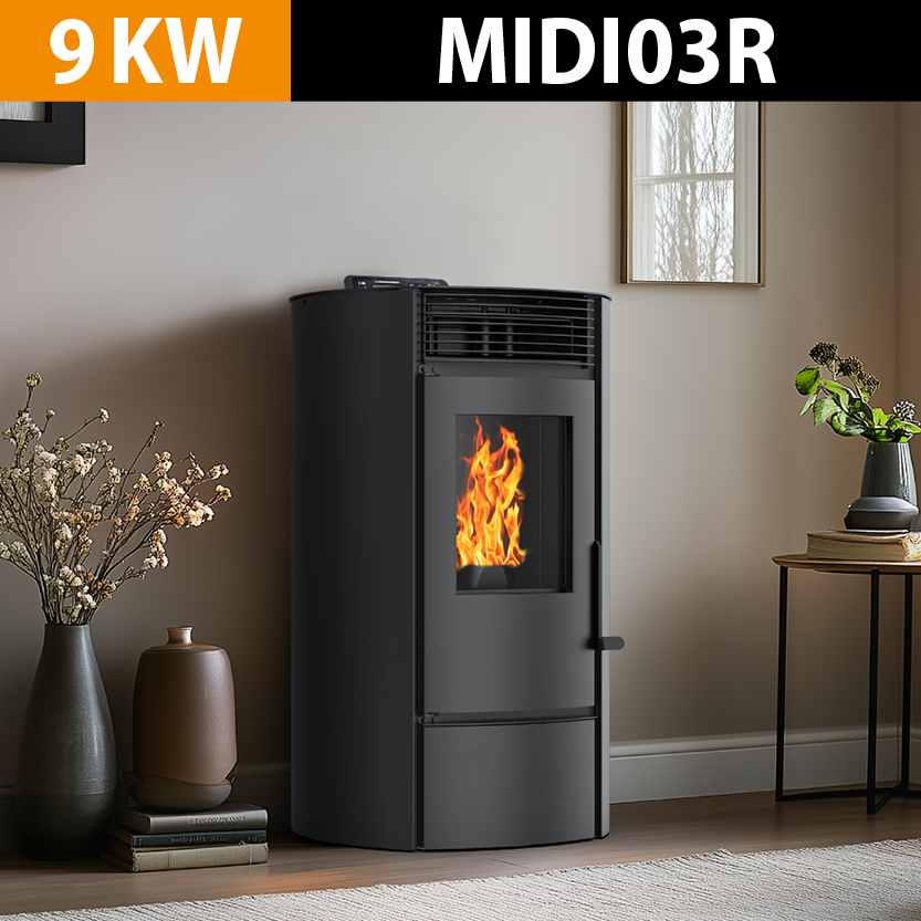 PELLET STOVE MIDIO3R 9KW