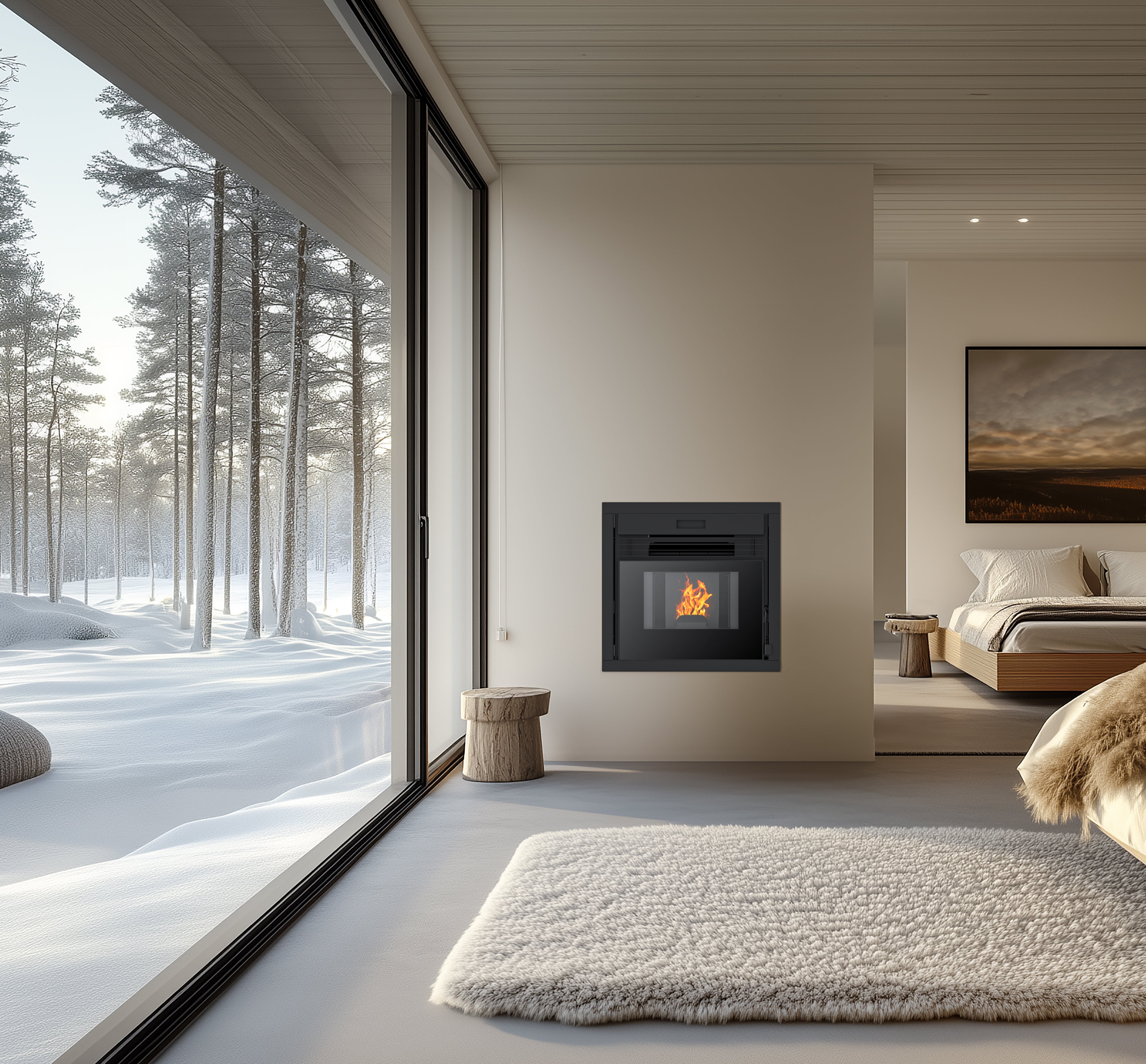 PELLETSTOVE P-IN7 7KW