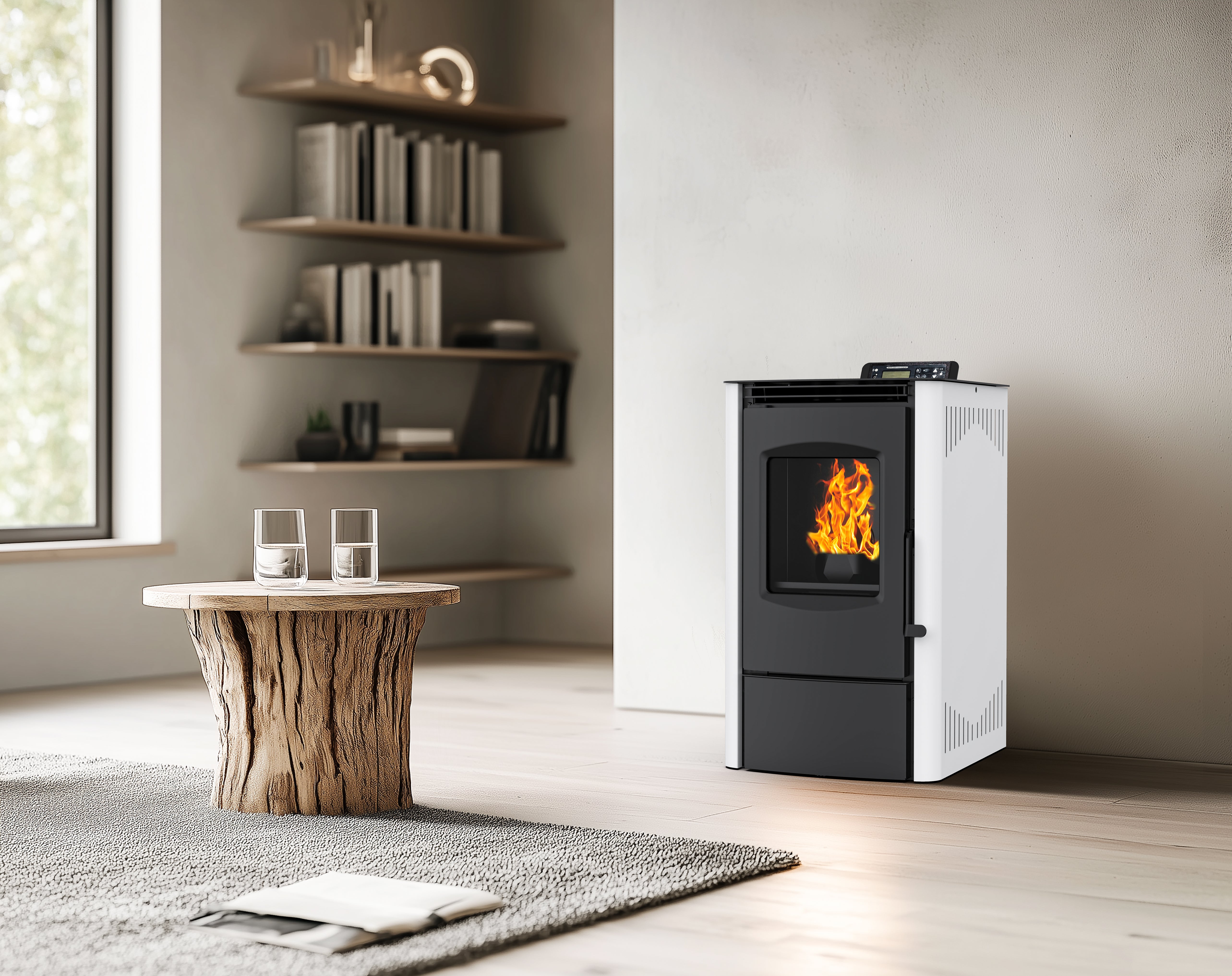 PELLET STOVE P01-H6 6KW