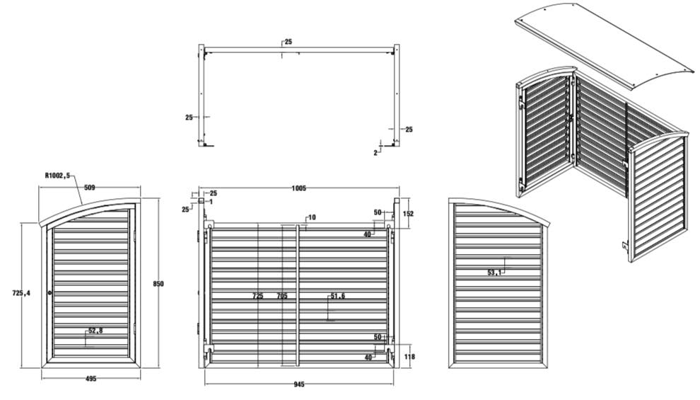 AIRCO PRO COVER STAAL (Staand of Hangend)