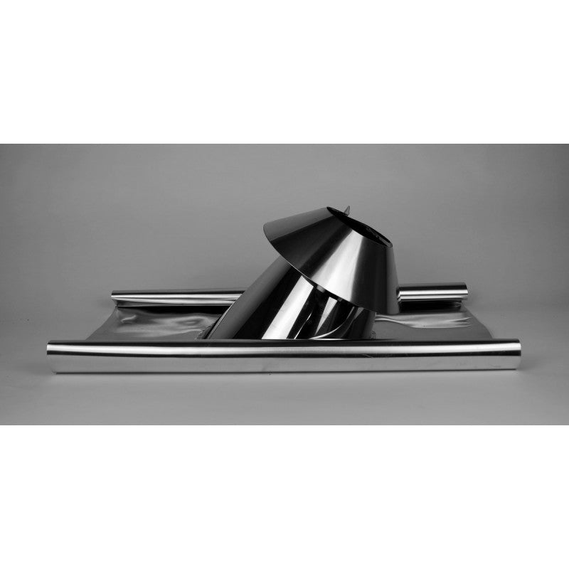 200mm RVS Ø200-250, DAKDOORVOER 30-45GR