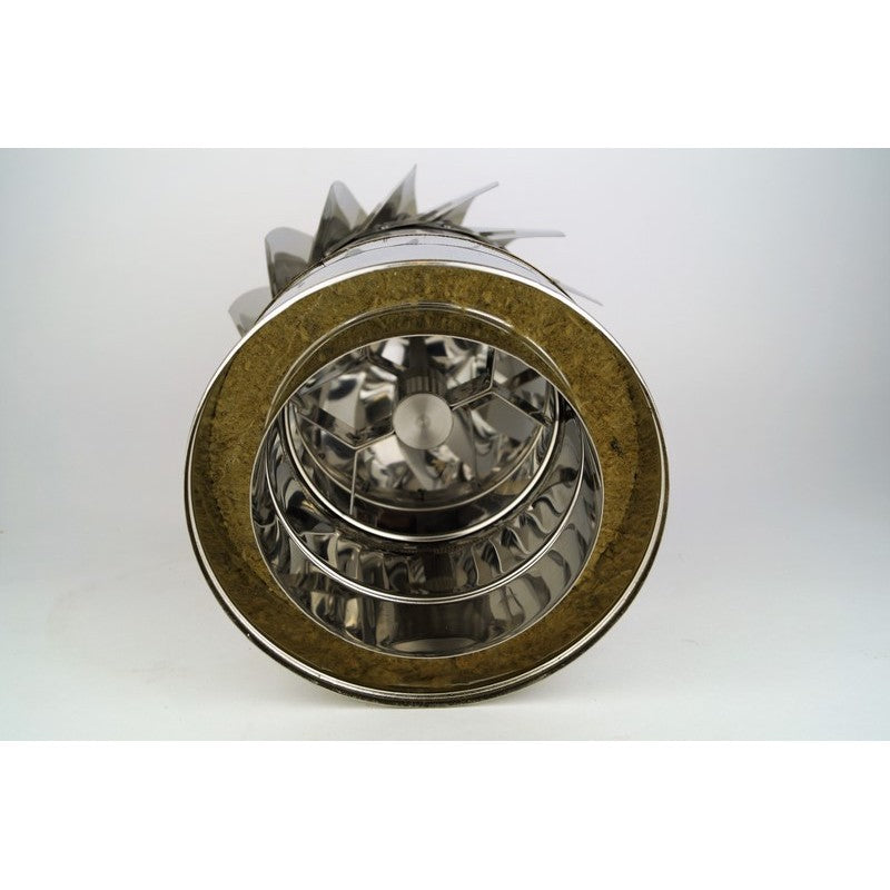 200mm Ø200-250RVS, ASPIROMATISCHE REGENKAP