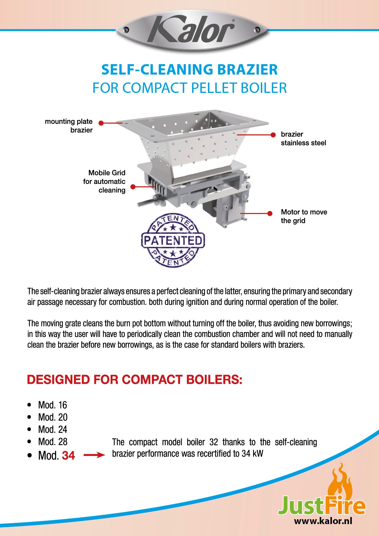 KALOR-COMPACT20 SELF CLEAN+ASBAK (A+) 