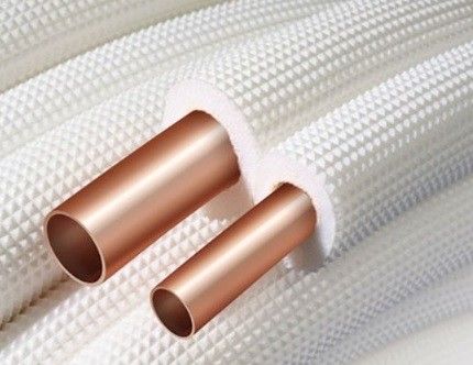 Koper koelleiding (Geisoleerd) - 3/8 - 50M