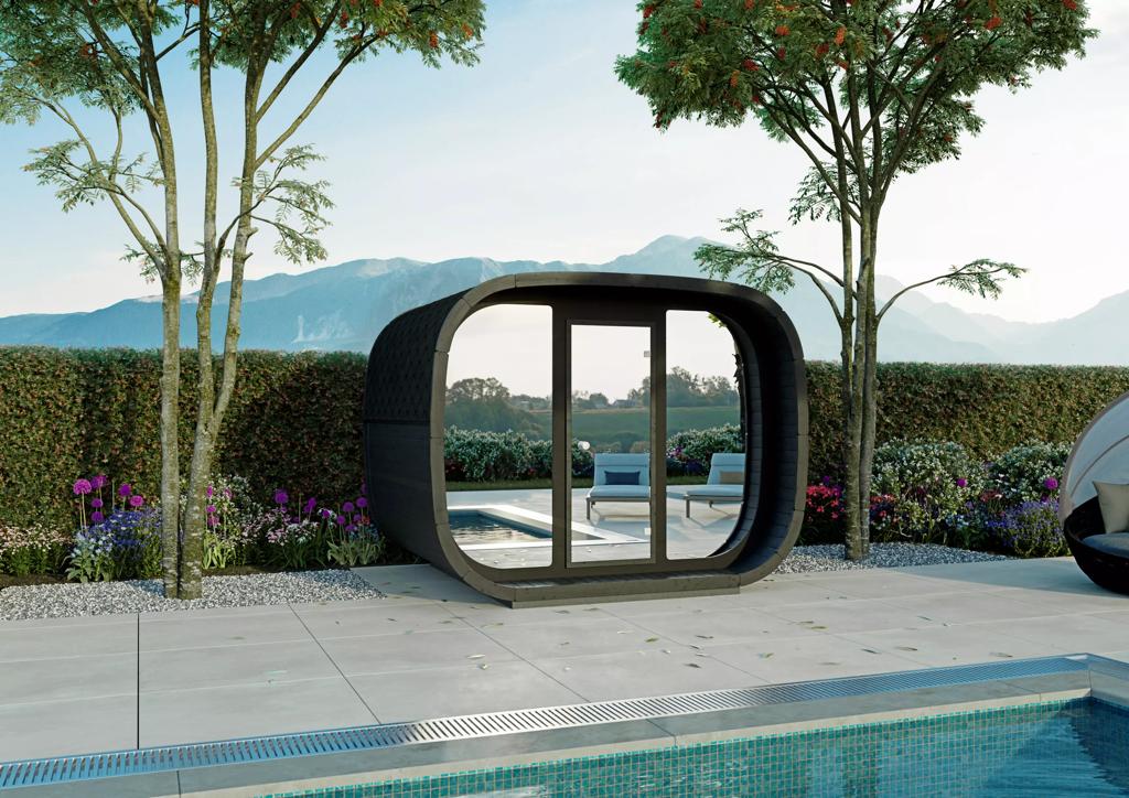 Oslo – Cube Shaped Outdoor Sauna - 300cm