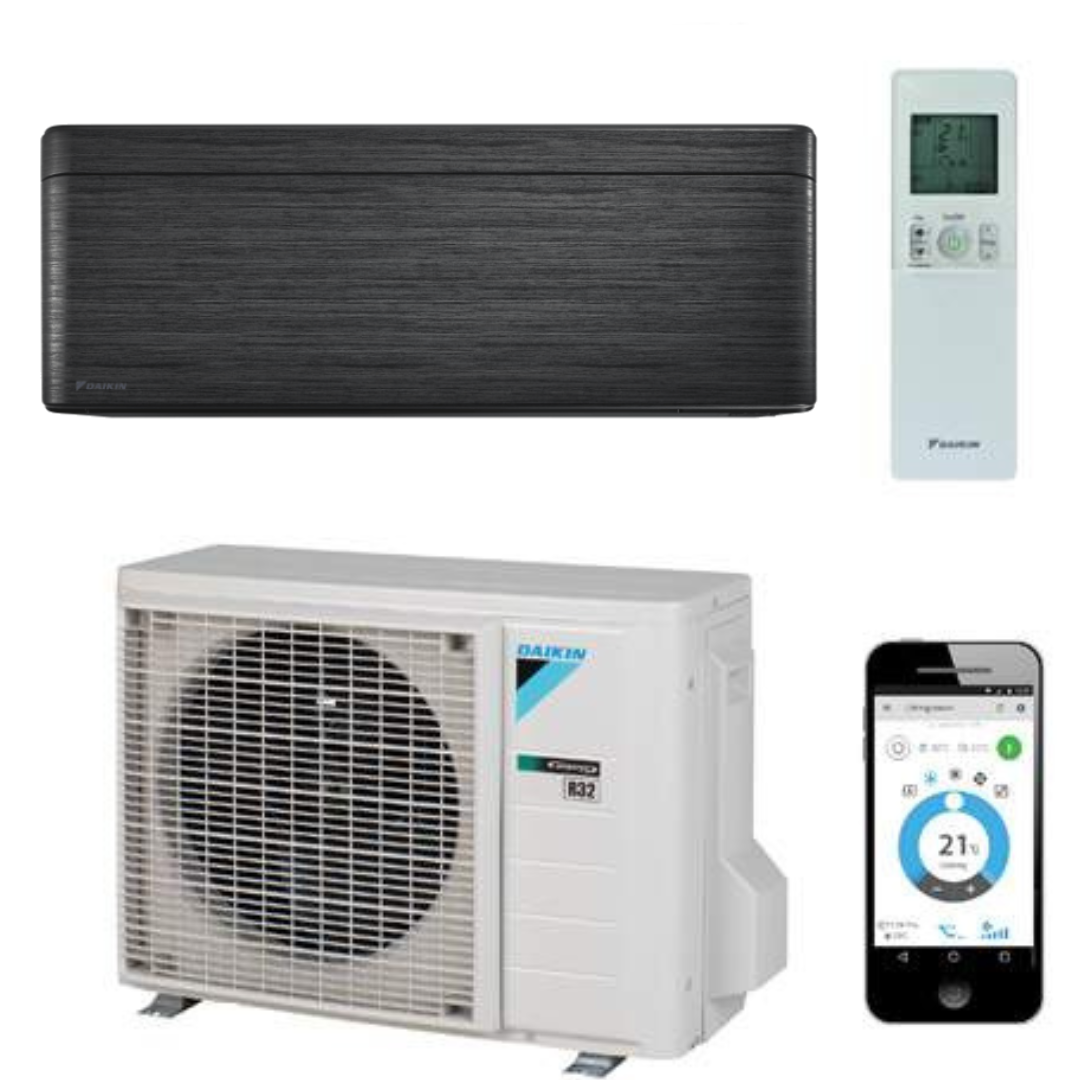DAIKIN Stylish 5KW Zwart-hout
