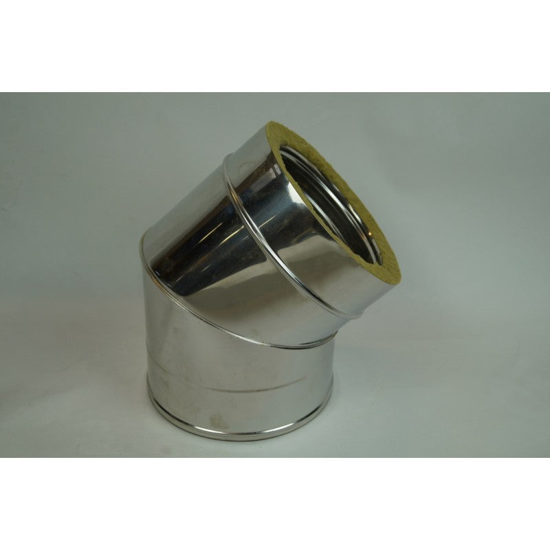200mm Ø200-250RVS, 45GRADEN pijp