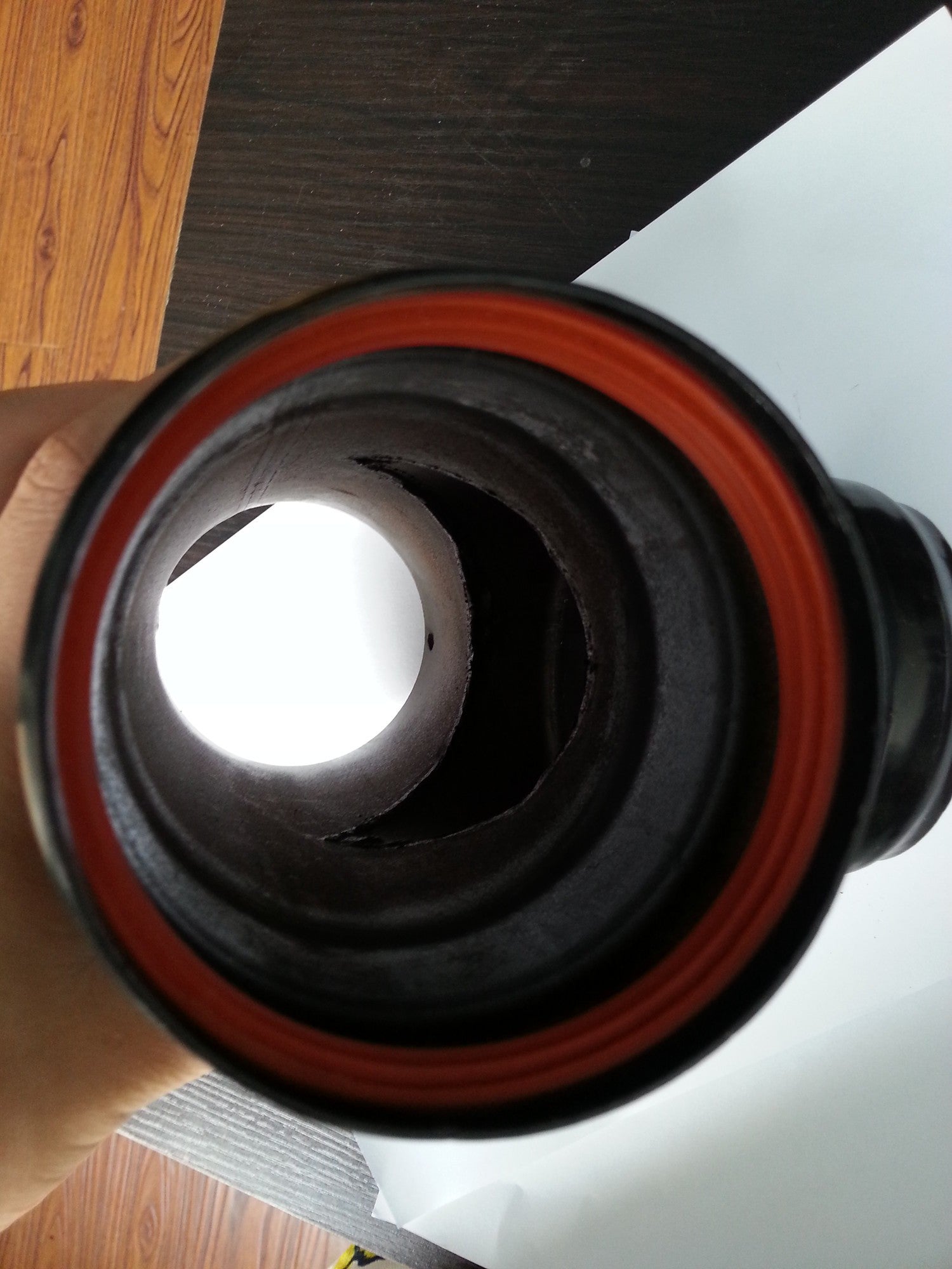 80mm SILICON RUBBER (tbv zwarte pijp)