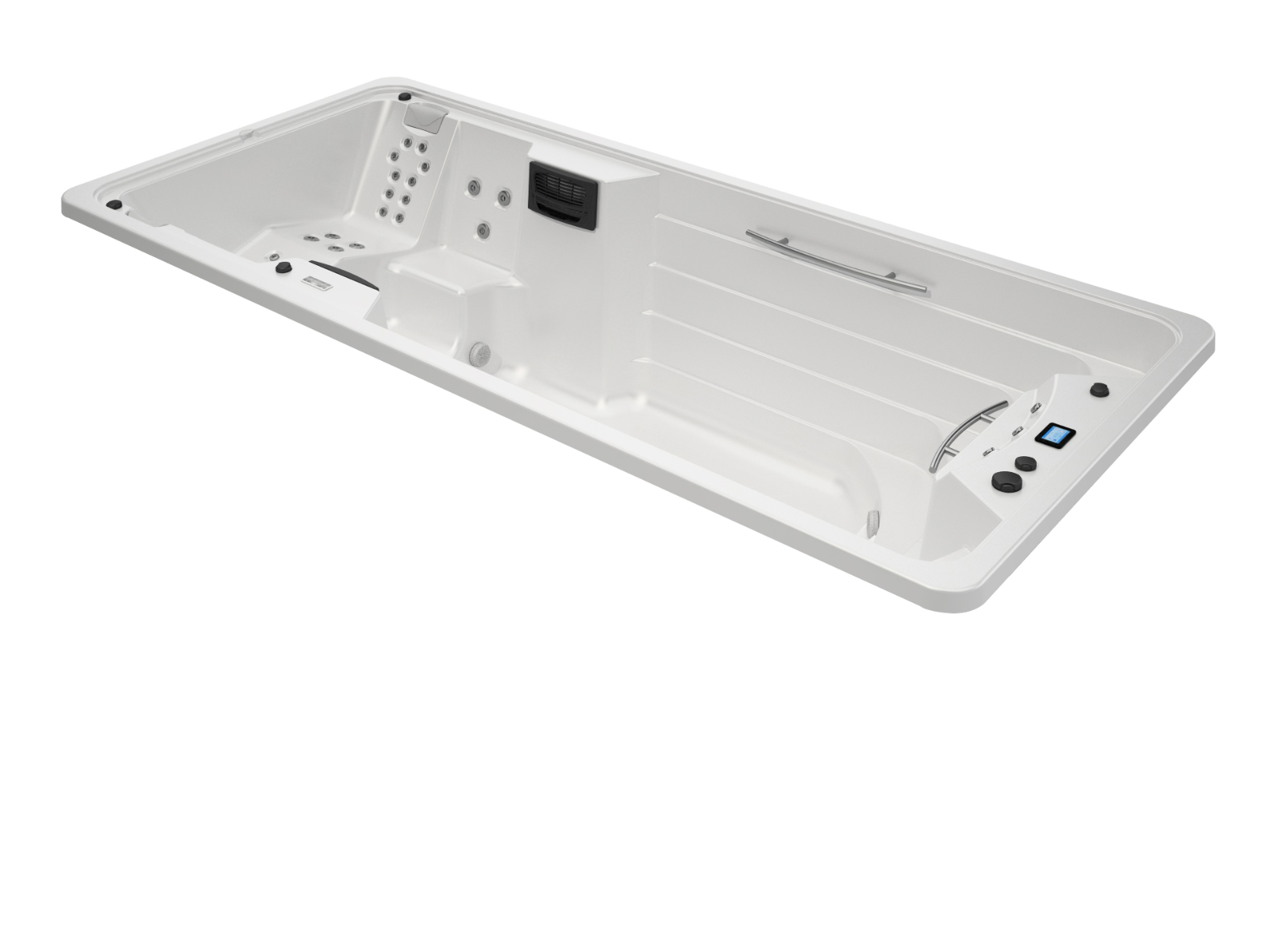 Zwemspa Amazon spa-White-Zonder meubels