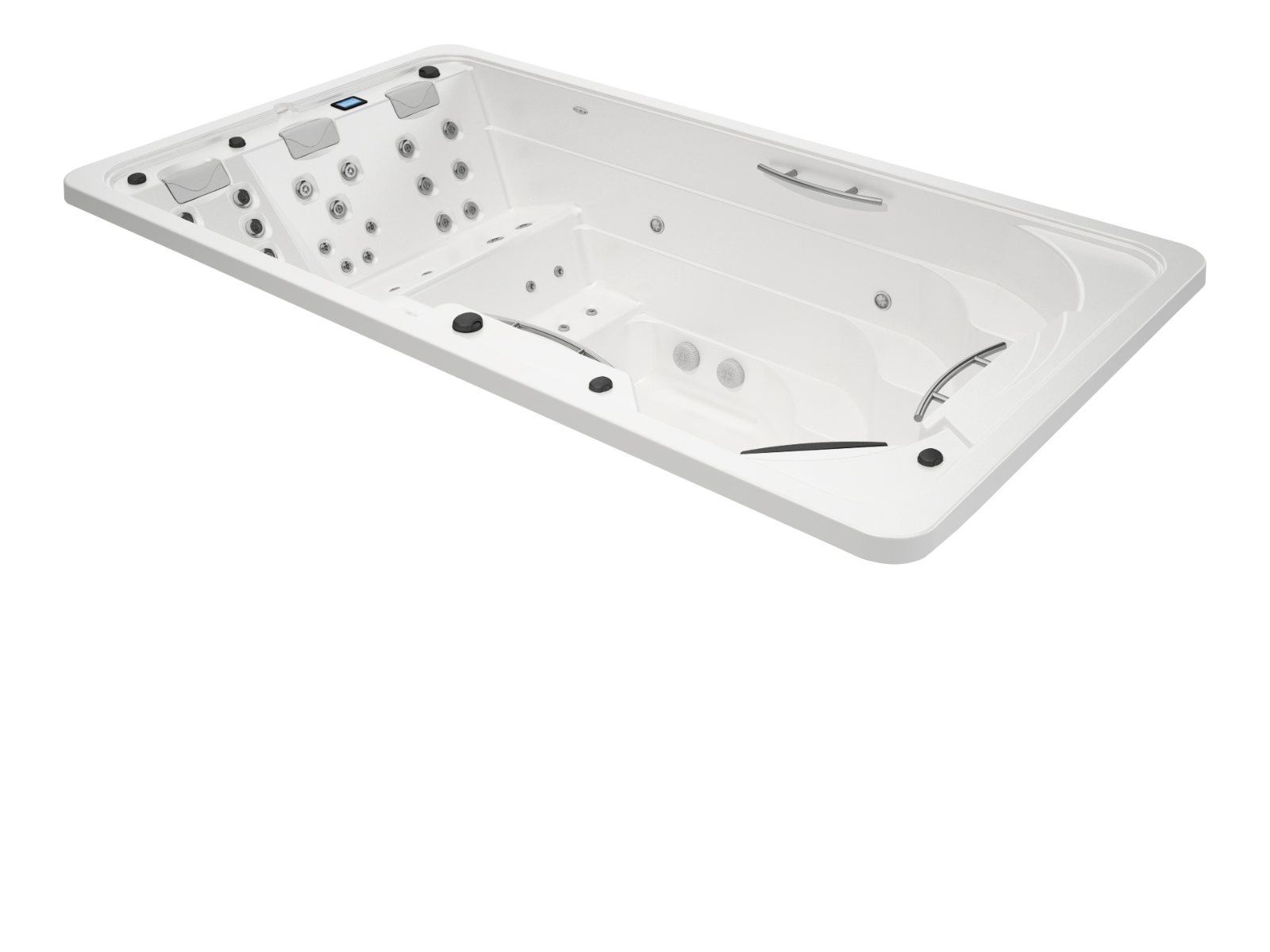 Zwemspa Fitness Spa-White-Zonder meubels