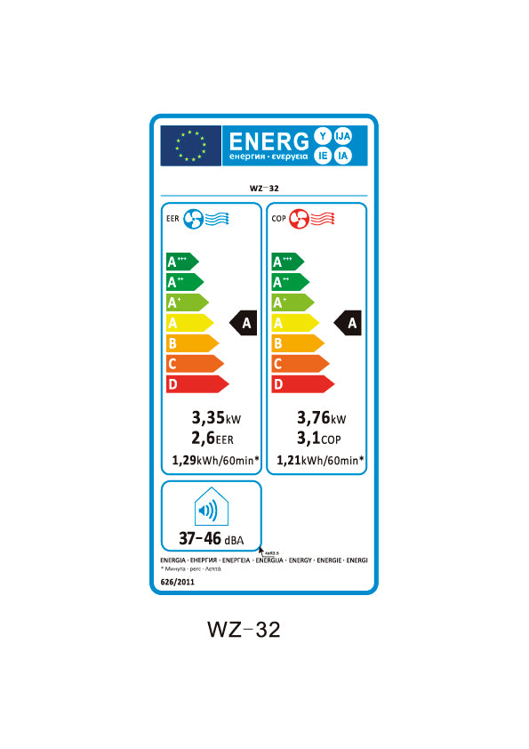 WZ-28EC MONOBLOCK WIT(geen buitenunit)